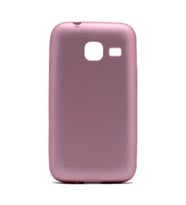 Samsung Galaxy J1 Mini Prime Uyumlu Kılıf Zore Premier Silikon Kapak (Rose Gold Altın)