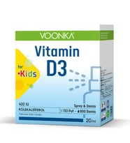 Voonka Kids Vitamin D3 400 IU Sprey Damla 20 ml