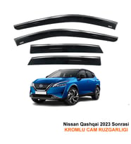 Nissan Qashqai Kromlu Cam Rüzgarlığı Niken 2023 Sonrası