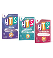 ARTIBİR YAYINLARI LGS 8.SINIF HTS TÜRKÇE - MATEMATİK - FEN BİLİMLERİ HAFTALIK TAKİP SİSTEMİ 24 DENEM