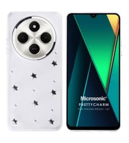 Microsonic Xiaomi Redmi 14C Kılıf PrettyCharm Star (Gri)