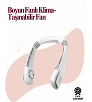 Kanatsız Boyun Tipi Fan Giyilebilir Serinletici, Düşük Sesli, Hafif Abs Gövde, Usb Şarj Edilebilir