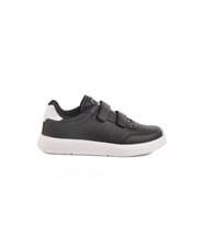 Walkway Siyah Beyaz Cırtlı Unisex Spor Ayakkabı DRK158 G (Siyah - Beyaz)