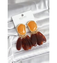 Pirinç Gold Renk Vintage Model Kadın Küpe - TJ-BKP11431