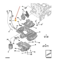 Opel Grandland 2018- Motor Yağ Cubuk Borusu 3553470 PSA