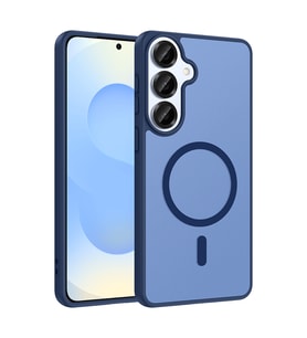 Lexroo Galaxy S26 Plus Kılıf M-safe Şarj Özellikli Babet Kılıf - Mavi
