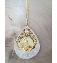 Altın Kaplama Osmanlı Tuğralı Kolye