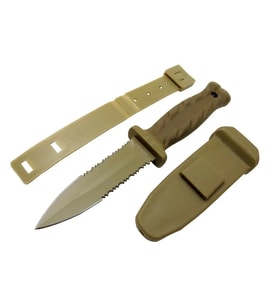 Knives S30v Haki Av Bıçağı 22cm - Testere Detaylı, Kılıflı