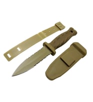 Knives S30v Haki Av Bıçağı 22cm - Testere Detaylı, Kılıflı