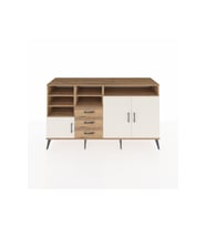 Kronos Konsol 7 Raflı 3 Çekmeceli 3 Kapaklı 176x59x99 Çam-Aytaşı/Çam