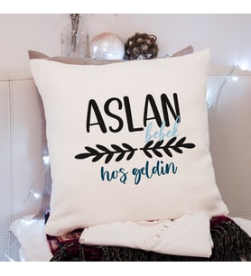 Yeni Doğan ( Hoşgeldin Bebek) Erkek Bebek Yastığı Kişiye Özel