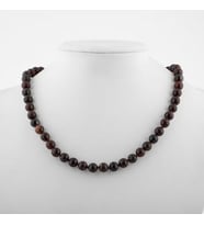 Dragon Jasper 6 mm Dizi Doğal Taş Kolye