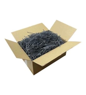 Zikzak Kırpık Kağıt Dolgu Malzemesi - Koyu Gri - 1Kg.