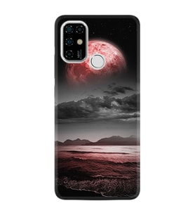 Casper Via F20 Kılıf Resimli Desenli Silikon Platinium Series Red World 1836