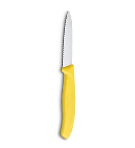 Victorinox Soyma Bıçağı 8cm Testere ve Sivri Ağızlı Sarı