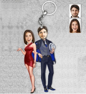 Kişiye Özel Sevgili Ahşap Anahtarlık-10