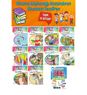 1.Sınıf Okuma Alışkanlığı Kazandıran Okumayı Sevdiren Tam (11 Kitap) 10