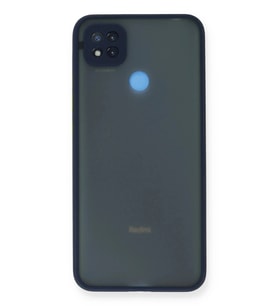Durukar® Redmi 9C Kılıf Montreal Silikon Kapak - Lacivert