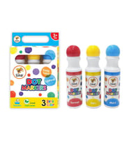 Lino Dot Markers 3 Renk Yıkanabilir 