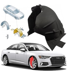 Audi A6 2019-2022 Ön Çamurluk Davlumbazı Halı Sağ 4K0821172K
