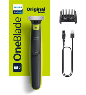 Philips Oneblade Qp2724/20 Yüz Hibrit Tıraş Makinesi, Misket Limonu Yeşili, Kömür Grisi