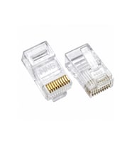 MN119F RJ50 10P/10C Modular Plug 30 Adet Şeffaf Kablo Ucu Konnektörü