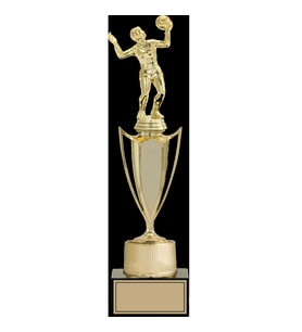 ODAK KUPA - Figürlü Kupalar - Voleybol Kadın Figürlü Kupalar FG-040 B - 38 cm
