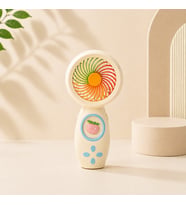 Sevimli Mini El Fanı USB Şarjlı Taşınabilir Sessiz Renkli Masaüstü Fan