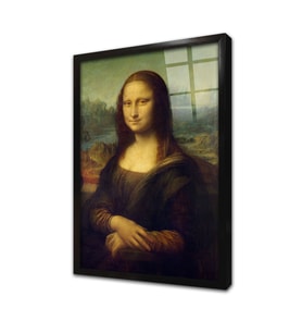 Mona Lisa Çerçeveli Cam Tablo