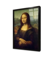 Mona Lisa Çerçeveli Cam Tablo