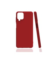 Samsung Galaxy M12 Uyumlu Kılıf Zore Biye Silikon (Kırmızı)