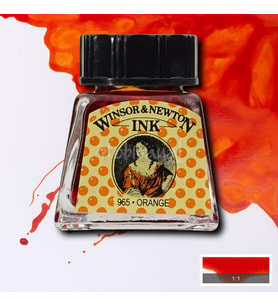 Winsor&Newton Ink Çizim Mürekkebi 14 ml 449 Orange
