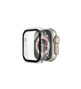 Apple Watch Ultra 49mm Uyumlu Kasa ve Ekran Koruyucu Zore Watch Gard 20 (Renksiz)