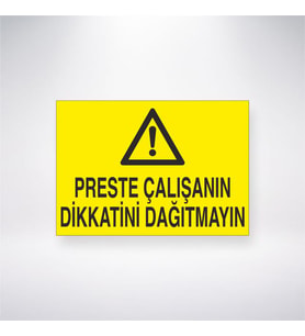 Preste Çalışanın Dikkatini Dağıtmayın