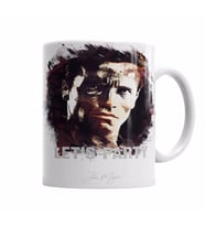 John Matrix COMMANDO Arnold Schwarzenegger Kupa Bardak Porselen