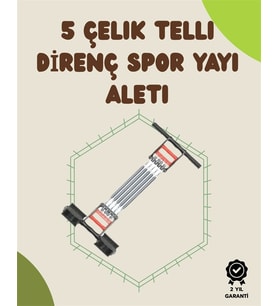 Ergonomik Tutma Yerli, Pedallı Ve Ayarlanabilir Elastik Yaylı Spor Ekipmanı