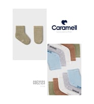 Caramel Pamuklu Erkek Bebek 5'li Çorap 0-3 Ay CRML.COE2123