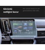Renault Austral Multimedya 9 İnç İle Uyumlu Ekran Koruyucu Şeffaf Nano