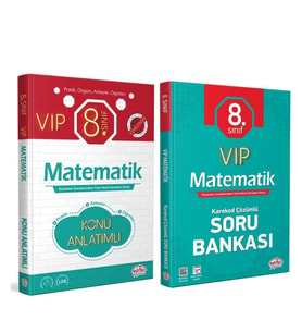 Editör Yayınları 8. Sınıf Matematik VIP Hızlı Konu ve Soru Seti 2 Kitap