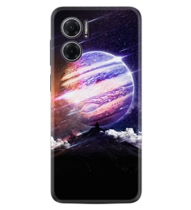 Xiaomi Redmi Note 11E Kılıf Silikon Desen Özel Seri Super Planet 1797