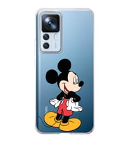 Xiaomi Mi 12t  Kamera korumalı Kapak Mickey Mouse Tasarımlı  Şeffaf Kılıf