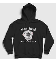 Presmono Unisex Siyah Aces Motörhead Kapüşonlu Sweatshirt 68317tt