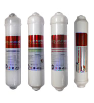 Aquaredd 4lü 12 İnç inline Quick kapsül filtre seti
