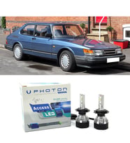 Saab 900 Led Xenon Uzun + Kısa Far Ampulü H4 Access Yeni Seri Beyaz