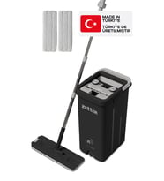 Mikrofiber Paspas ve Mop Kovası Temizlik Seti, Yer Silme İçin Ideal