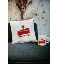 Uzman Jandarma Kupa Bardak ve Yastık Set (Beyaz)