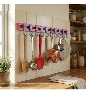 10lu Yapışkanlı Portmanto Hol Antre Duvar Banyo Havlu Askısı Mutfak Askılığı Kapı Arkası Askılık
