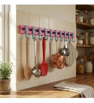 10lu Yapışkanlı Portmanto Hol Antre Duvar Banyo Havlu Askısı Mutfak Askılığı Kapı Arkası Askılık