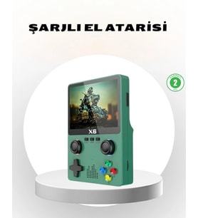 Taşınabilir Oyun Konsolu 3.5 İnç IPS Ekran Yaylı Çift LR Tuşlu