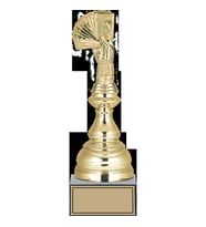 ODAK KUPA - Figürlü Kupalar - Briç Figürlü Kupalar FG-023 A - 31 cm